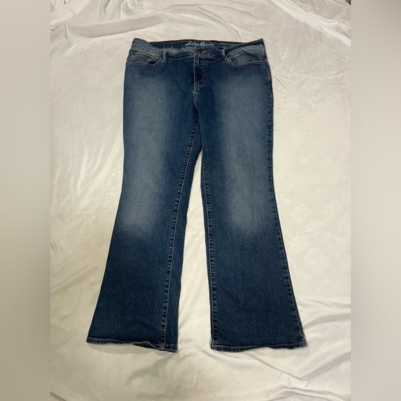 Eddie Bauer Dark Blue Flare Jeans - Picture 1 of 4